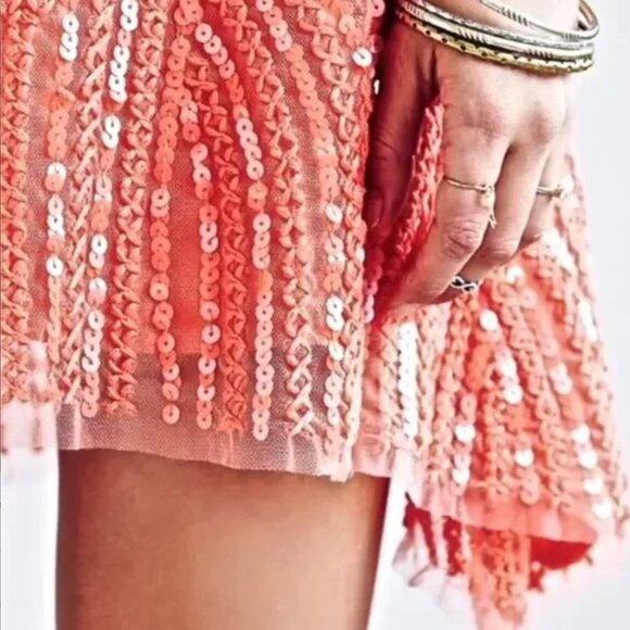 Free People Flapper Style Sequin Dress - Size XS/S - Picture 8 of 10